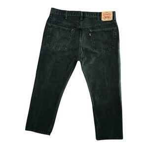Levi’s 505 Men’s Jeans Black Tagged 40x30 Actual 40x30 Straight Fit EUC